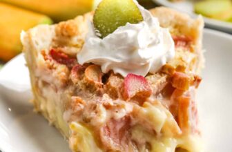 Rhubarb Custard Pie – Spend With Pennie...