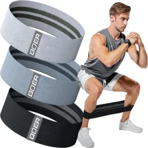 3PCS Fitness Rubber Band Elastic Yoga Resista...